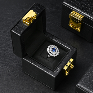 FANXI Jewellery <b>Box</b> Wholesale Square Jewelry Packaging <b>Box</b> Custom Logo <b>Gift</b> <b>Earring</b> Pendant Quality Microfiber Jewelry Packing - Product Image 5