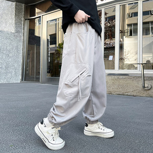 Spot personnalisé en gros garçons automne et hiver saison à la mode polyvalent <span class=keywords><strong>pantalon</strong></span> <span class=keywords><strong>cargo</strong></span> ample - Product Image 6