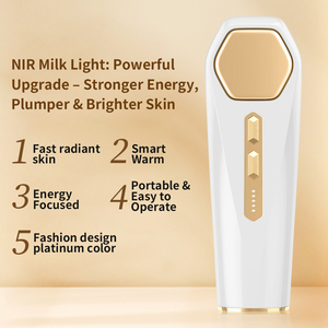 Dispositivo di Lifting Facciale, Strumento di Bellezza per la Cura della Pelle del Viso, Massaggiatore Vibrante per la Cura degli Occhi, <span class=keywords><strong>Luce</strong></span> a Doppio Impulso a Infrarossi Vicini 550-650nm - Product Image 6