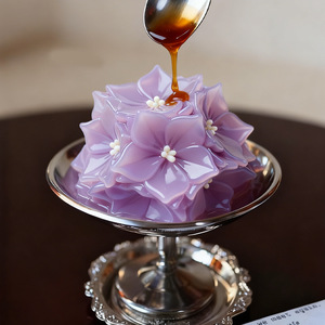 Moule en silicone pour bougie en forme de fleur, gâteau <span class=keywords><strong>mousse</strong></span>, résistant aux hautes températures, de qualité alimentaire, parfumé, blanc, écologique, pour la décoration DIY - Product Image 4