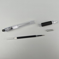 YF Pluma de tinta de gel de plástico simple Azul y Rojo Ancho de escritura de 0,5mm para escritura escolar y de oficina