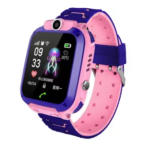 Q12 Kids Smart Watch Met Simkaart Ip67 Waterdichte Sos Camera Smartwatch Telefoon Gps Tracker Horloge Kinderen