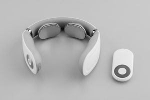 2019 <b>Electric</b> Neck Massage Therapy <b>Instrument</b> Health CareBack Wireless Vibration Intelligent Neck Guard - Product Image 2