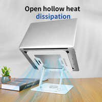 Nouveau Support d'Ordinateur Portable Universel Métallique Ergonomique Pliable et Rotatif à 360° Réglable en Hauteur pour iPad MacBook