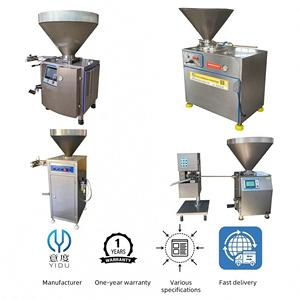 Machine industrielle de remplissage de saucisses sous vide, remplisseuse automatique de saucisses, chorizo et jambon pour usine de saucisses, équipement de transformation de la viande - Product Image 6
