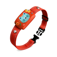 Traceur GPS 4G pour chiens et chats - Traceur GPS pour animaux de compagnie, étanche IP65, localisation en temps réel, dispositif anti-perte