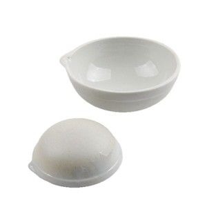 Plaques d'évaporation en porcelaine, plats chauffants à fond rond de 60 mm et 90 mm résistants aux hautes températures, pour expériences chimiques - Product Image 1