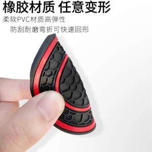 Car Cup Holder Double Ring Honeycomb Silicone Anti-Slip Mat Front Seat Universal Fit Suction Cup Installation - Product Image 2