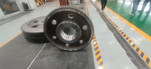 Rueda dentada cilíndrica de gran diámetro, mecanizado CNC profesional personalizado, acero forjado, gran tamaño, servicios de fabricación personalizados - Product Image 3