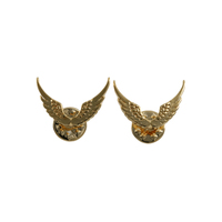 Broche magnétique personnalisée avec logo Broches de revers Broches de luxe pour femmes Badges mignons en métal doré Broches de logo de revers d'anime pour vêtements