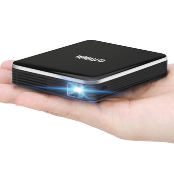 Popular Trending Multimedia Linux System P6 Mini Projector Full HD LED Lens Adjust Mobile Mirror Playing Portable Built-in