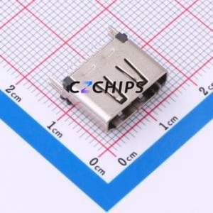 <b>HDMI</b>-GD-124PWB <b>HDMI</b> <b>Connector</b> SMD <b>Connector</b> ( <b>Connector</b> Type: <b>HDMI</b>-A )( Gender: Female )( Total Number of PINs: 19P ) - Product Image 1