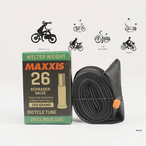 MAXXIS WELTER Chambre à air de vélo épaissie 0.8mm Original 26 700 BMX Road XC AM DH Commute caoutchouc résistant à la crevaison PV SV - Product Image 5