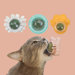 Catnip Ball <b>Cat</b> Toy Catnip Licking Ball <b>Cat</b> Snack Teeth Grinding Toy Ball - Product Image 2