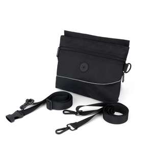 कस्टम चिंतनशील क्रॉसबॉडी डॉग वॉकिंग बैग चुंबकीय बंद जेब पेट प्रशिक्षण कंधे का बैग और लोगो प्रिंट कुत्ते की पट्टा रस्सी लीड - Product Image 1