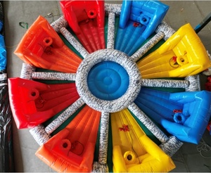 Thương mại Inflatable tương tác trò chơi thể thao 4 6 8 người chơi đói hà mã <span class=keywords><strong>Chow</strong></span> xuống bên cho thuê - Product Image 3