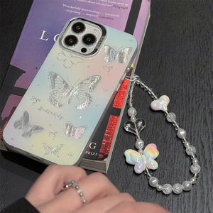 Coque de téléphone portable de luxe anti-chute à motif papillon Design minimaliste pour iPhone 11 12 13 14 <span class=keywords><strong>15</strong></span> Pro Max - Product Image 4