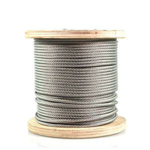 Cuerda de Alambre Galvanizado con Recubrimiento de Vinilo Negro 7x19 Hilos, Eslingas de Elevación para Grúas, Puentes, Andaderas y Barandillas - Product Image 3
