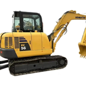 Vente chaude utilisée pour Komatsu PC56 Mini pelleteuse sur chenilles 5 tonnes d'occasion pour Komatsu 56 à vendre - Product Image 1