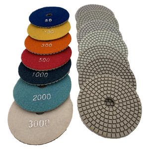 جزء من أداة تلميع الماس ، لوح مرن رطب ، قرص جلخ ، راتنج ماسي لطلاء الجرانيت ، - Product Image 2