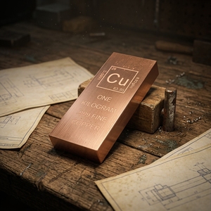 Barre de cuivre industrielle carrée de haute pureté 99,9 % / Lingot de cuivre pur avec service de poinçonnage pour l'investissement - Product Image 3