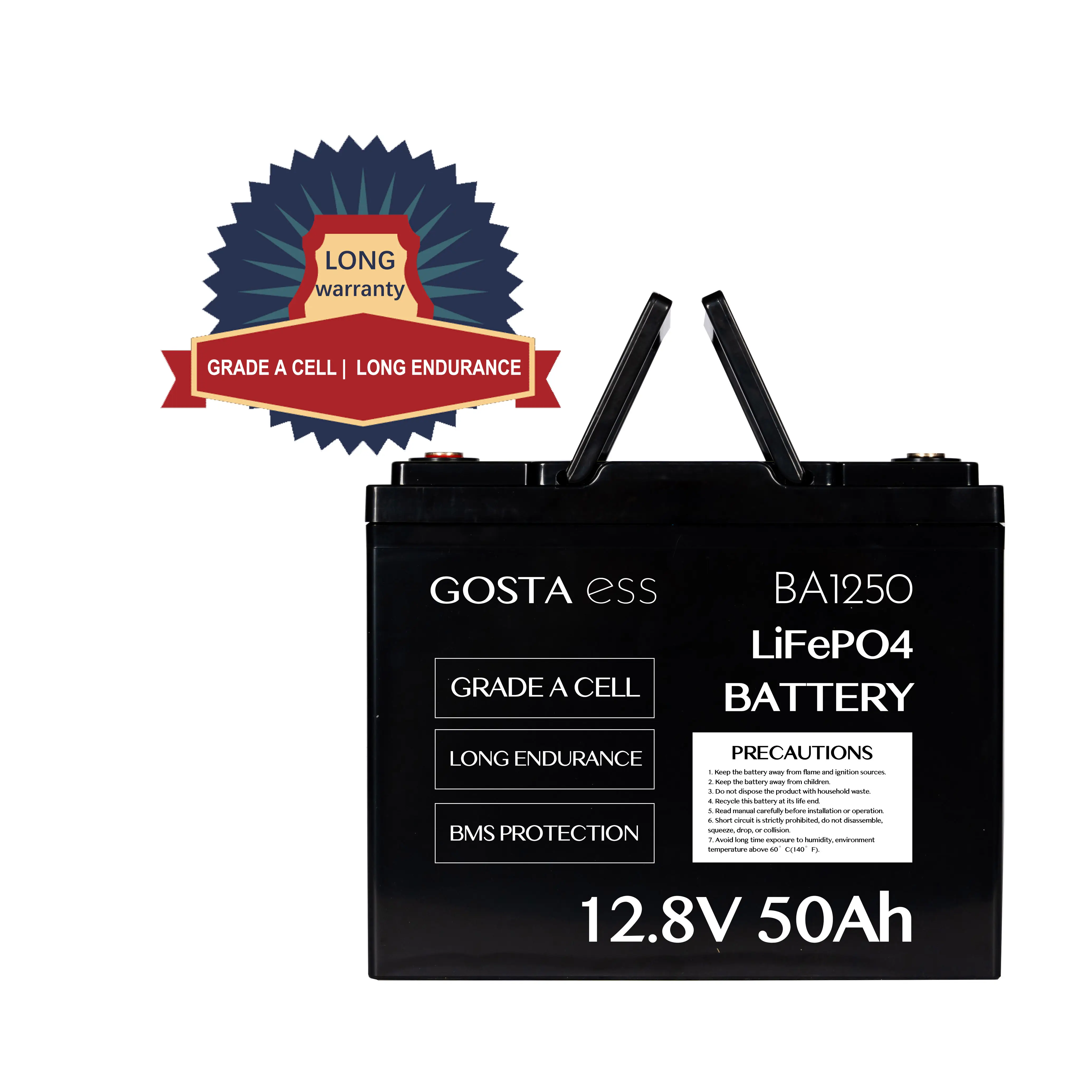 AA51007 GOSTA BA1250 3.0Ah18V交換用バッテリー600WH競争力のある価格テーマパークツーリスト4X4シャトルバス50AHバッテリー