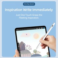 Stylet pour Apple Pencil 2024 iPad Air 11 13 M2 Pro 13 11 M4 5/6/7/8/9/10e génération Air 3/4/5/6 Mini 5 6 7 avec rejet de la paume