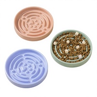 Bol de léchage créatif pour chats et chiens, motif patte de chat, anti-renversement, anti-étouffement, pour alimentation lente