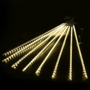 Striscia LED da 80 cm, bassa tensione, 3m+10m, luce bianca calda, 16 strisce, ideale per decorazioni e atmosfere festive. - Product Image 1