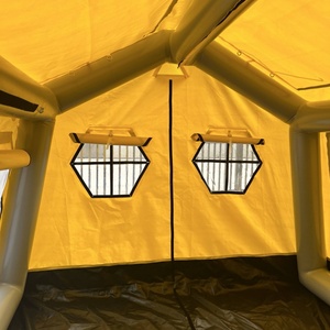 Tente de <span class=keywords><strong>camping</strong></span> gonflable imperméable et résistante à la pluie pour 5 à 8 personnes, en PVC, hermétique, pour les rassemblements familiaux, les pique-niques et la randonnée - Product Image 4