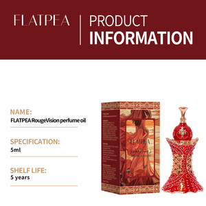 Ladies' Elegant Perfume Dropper <b>Bottles</b>-Portable Long-Lasting Fragrance with Rose & Citrus Aroma - Product Image 3