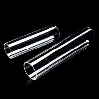 Tube de quartz clair poli personnalisable de haute pureté 99,99 % SiO2, sans ozone, pour soudage, pliage, applications chimiques/UV/optiques/laboratoires