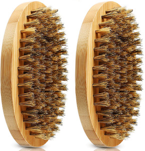 <span class=keywords><strong>Spazzola</strong></span> Professionale per <span class=keywords><strong>Barba</strong></span> in Bambù e Setole Morbide di Cinghiale con Logo Inciso al Laser, Vendita all'Ingrosso - Product Image 1