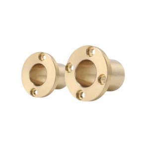 SHTZ SHTNZ <span class=keywords><strong>Manchon</strong></span> en <span class=keywords><strong>laiton</strong></span> autolubrifiant sans huile, résistant à l'usure, avec bride ronde, Marque JY - Product Image 1