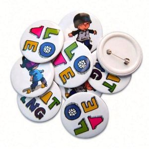 Botones Redondos Personalizados con Logotipo Impreso, Botones de Perno de Hojalata Promocionales - Product Image 6