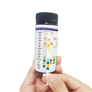 Tiras de Análise de Urina Diagnósticas do Fabricante, 100 Contagens, 14 Parâmetros, Tira de Teste de Urina URS-14 - Product Image 6