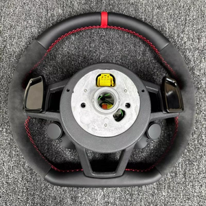 Assemblage de volant en cuir de Fiber de carbone de haute qualité pour Volkswagen <span class=keywords><strong>Golf</strong></span> <span class=keywords><strong>7</strong></span> MK7 GTI GTS POLO <span class=keywords><strong>GTD</strong></span> <span class=keywords><strong>accessoire</strong></span> de voiture modifié - Product Image 6