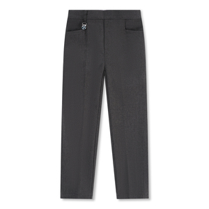 شعار شارة المدرسة مخصص للمدرسة من أجل الأولاد الفئة العمرية رمادي بنطلون منقوش بوليستر منسوج جيد التهوية - Product Image 1