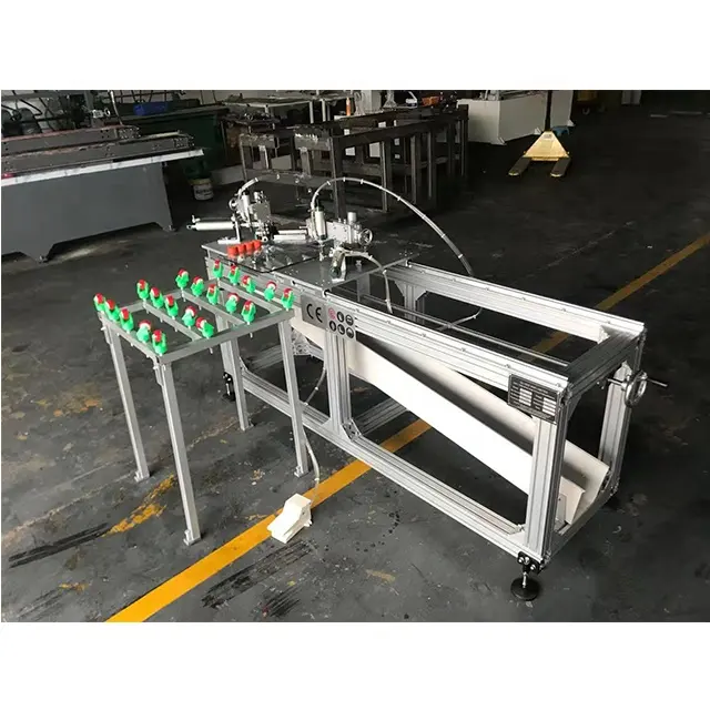 Double station saw cutting equipment photo frame glass pneumatic cutting machine