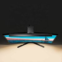 Barre lumineuse LED pour espace de travail, lampe de moniteur à intensité variable, barre lumineuse de moniteur à commande tactile pour bureau/maison/jeux