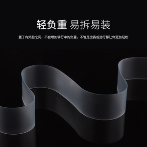 Alfombrilla antipinchazos para bicicleta de carretera Bolany, tubo interior de PVC transparente de 700c para bicicletas de carretera - Product Image 2