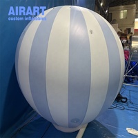 Ballon à air chaud gonflable hermétique de diamètre de 2m, ballon gonflable hermétique à vendre