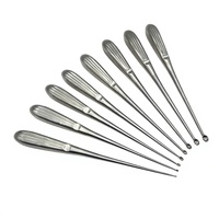 Cuillère à curette osseuse 230 mm en acier inoxydable, manuelle, classe II, instruments chirurgicaux orthopédiques, 1 pièce