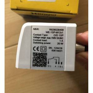 Indicateur de blocage WE-1SP-M12X1 24 V CC LED rouge IP65 Plastique durable - Product Image 1
