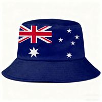 personnalisés pour les fans de football Chapeaux américains Canada Mexique Drapeau national Chapeaux de couleur