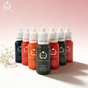 Encre de tatouage imperméable en 20 couleurs pour la formation au maquillage permanent sur peau artificielle (non humaine) - Product Image 3