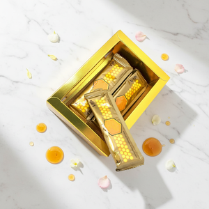 Nouvelle arrivée : Boîte d'emballage extérieure pour la vente en gros de Miel Royal Pur Naturel, Marque Privée OEM, Miel Royal VIP, 12 sachets de 20g - Product Image 2