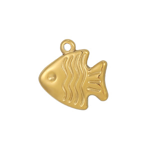 Nuevo Colgante de Acero Inoxidable Chapado en Oro PVD de 18K, Colgante con Forma de Tiburón, Guitarra, Música, <span class=keywords><strong>Granada</strong></span>, Cabeza de Buey para Fabricación de Joyas y Fiestas - Product Image 4