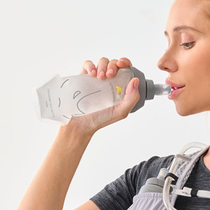 Nevo Rhino UK Spot Goods 350ml Eco-Friendly Sports Water Bottle Foldable Soft Flask With Lid For Running And Outdoor Activities - Product Image 1