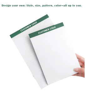 GemFully Business in Online Loose Leaf White Paper A5/A4 Memo Pad Stationery Notepad Kraft Paper Sheets for Meet Usa - Product Image 2